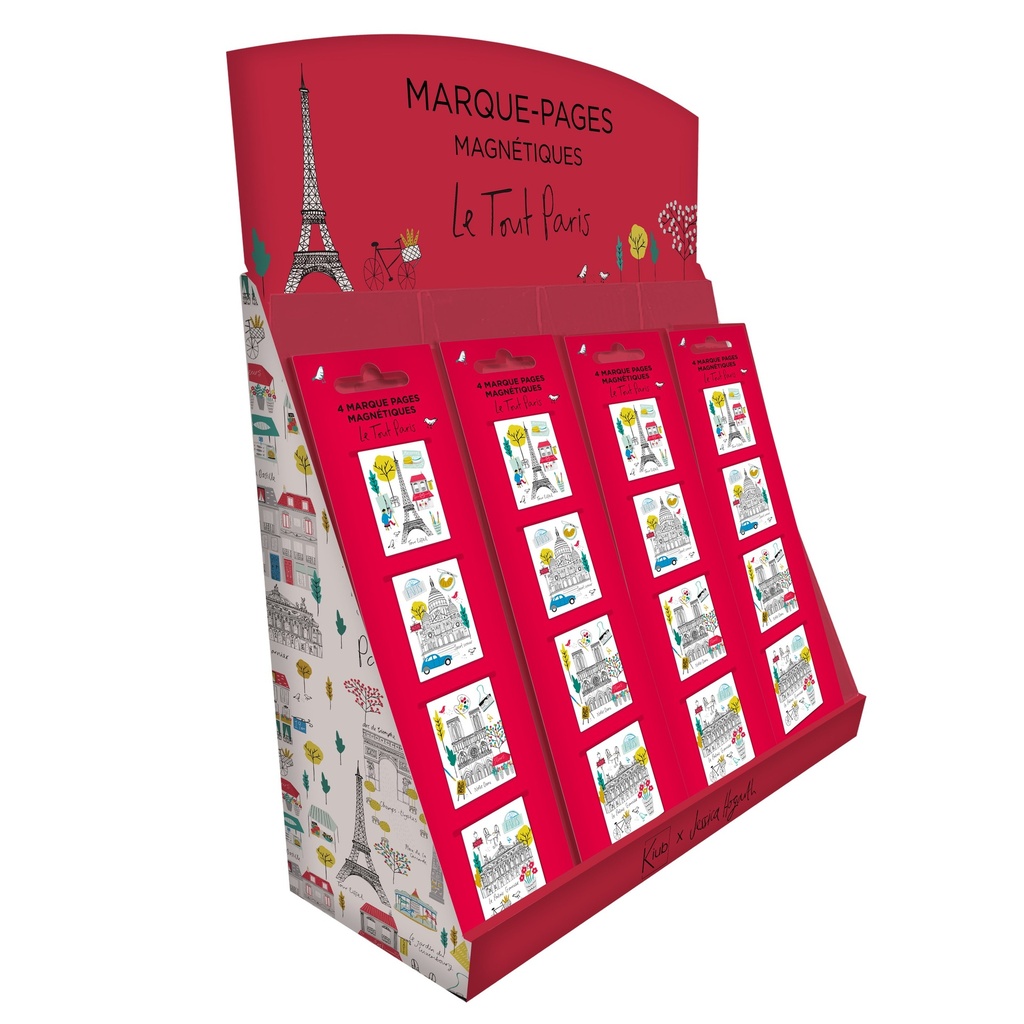 MARQUE PAGES MAGNETIQUE 4 PIECES LE TOUT PARIS ASSORTIS