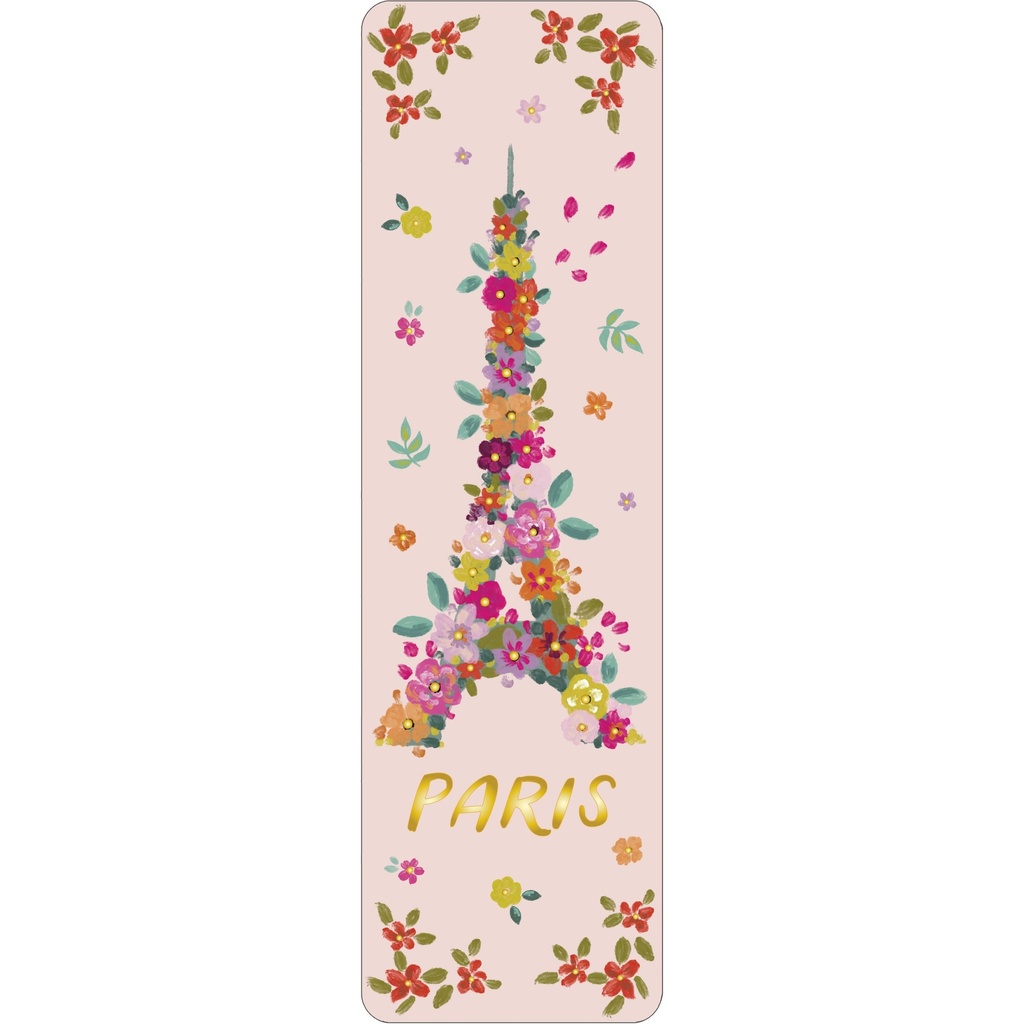 MARQUE PAGES PARIS JE T ADORE TE FLEURIE