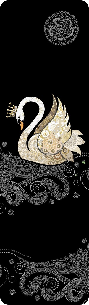 MARQUE PAGES CYGNE