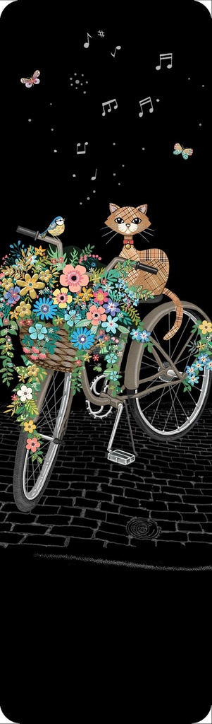 MARQUE PAGES CHAT VELO
