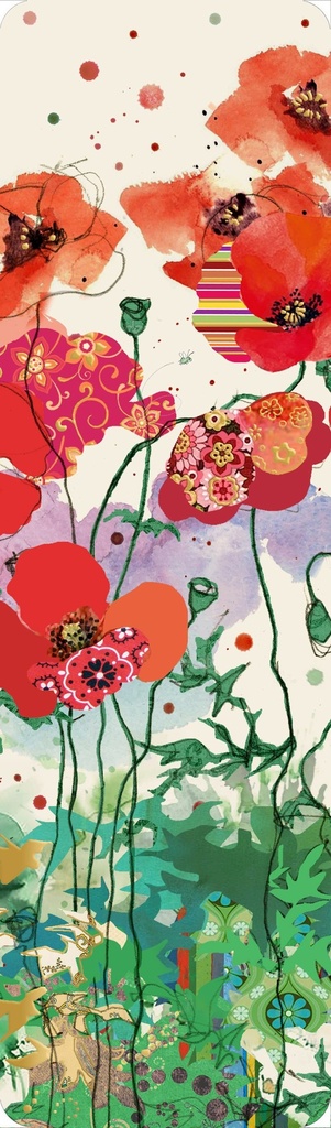 MARQUE PAGES COQUELICOT