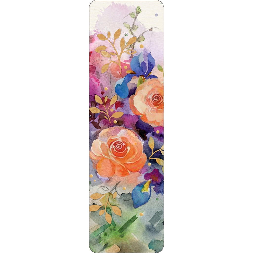 MARQUE PAGES B044 - BUG ART ROSES ORANGES