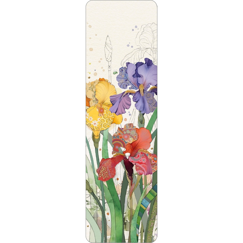 MARQUE PAGES B060 - BUG ART FLEUR IRIS