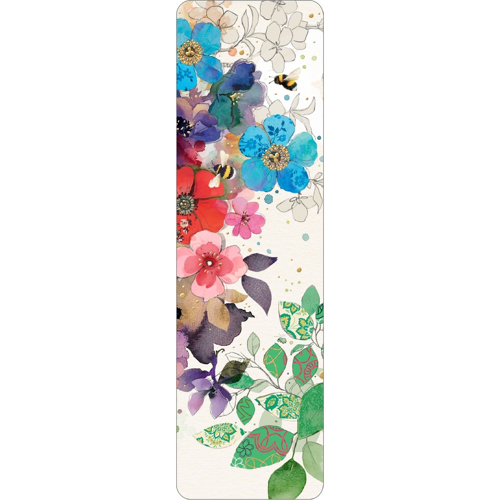 MARQUE PAGES B063 - BUG ART FLEUR COLORE MIX