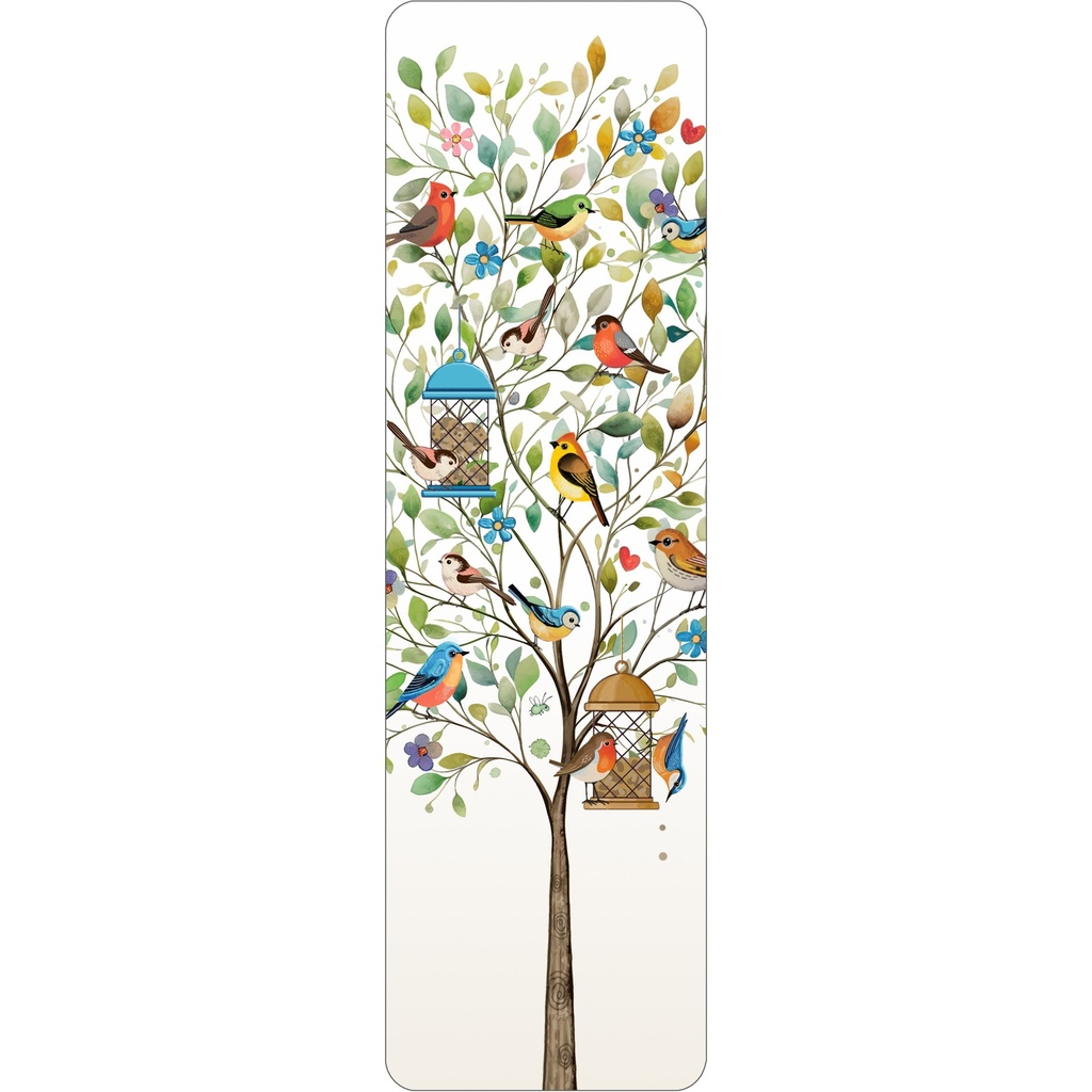 MARQUE PAGES P002 - BUG ART PORTFOLIO ARBRE OISEAUX