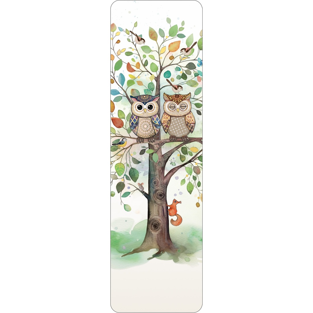 MARQUE PAGES P005 - BUG ART PORTFOLIO CHOUETTES