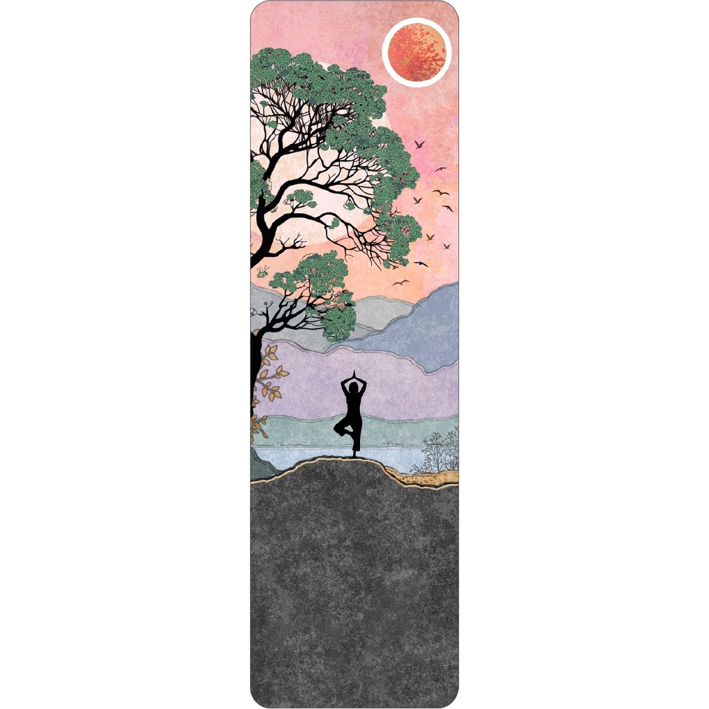 MARQUE PAGES K023 - BUG ART SCENICS YOGA MONTAGNE