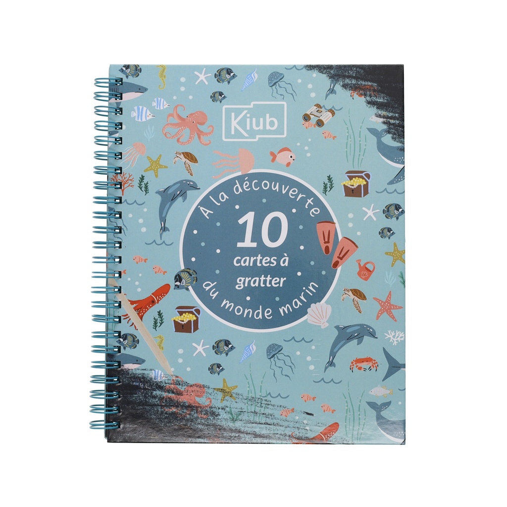 CARNET CARTES A GRATTER MER