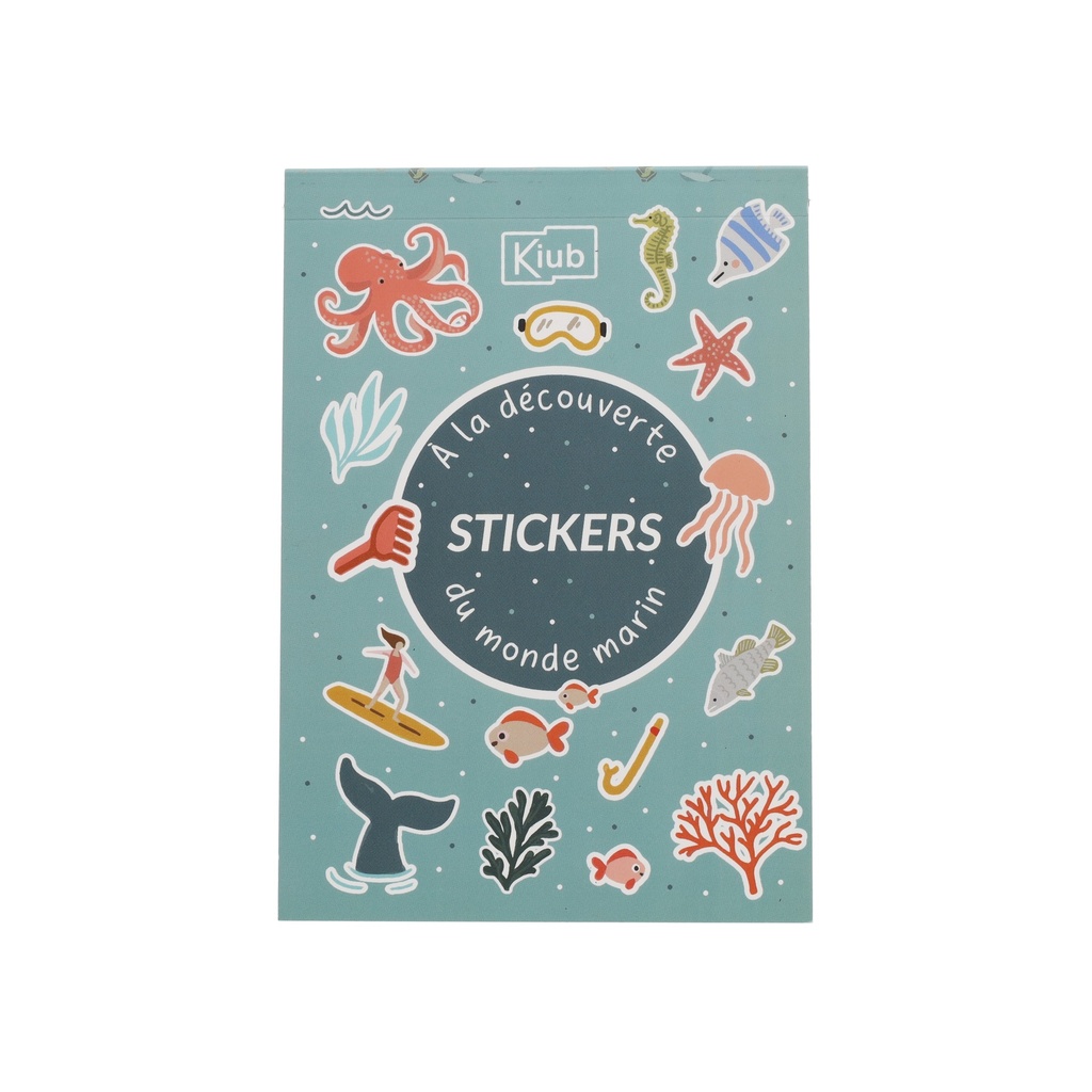 CARNET STICKERS MER