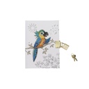CARNET SECRET A6 - 160 P KOOK ENFANTS PERROQUET 