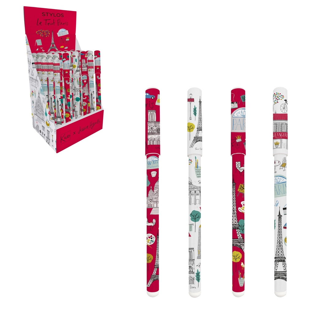 STYLO PLASTIQUE MINI FIN LE TOUT PARIS ASSORTIS