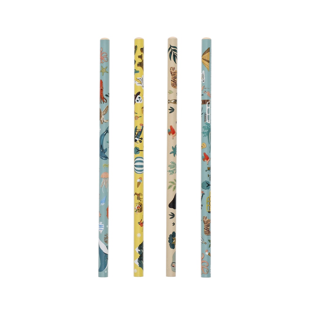 CRAYON A PAPIER LES PETITS VOYAGEURS ASSORTIS