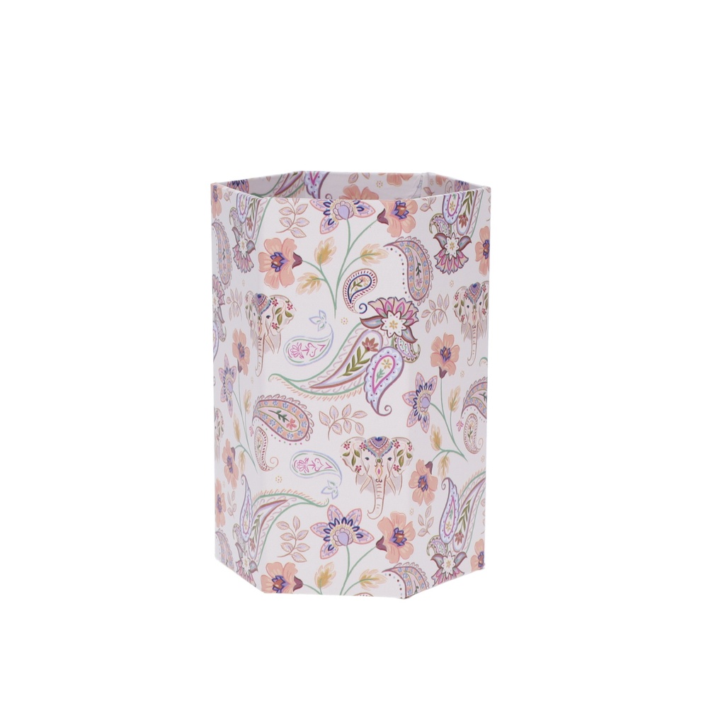 POT A CRAYON EN CARTON ESPRIT CACHEMIRE