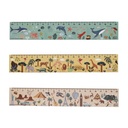 REGLE EN BOIS 20 CM EN DISPLAY LES PETITS VOYAGEURS ASSORTIS