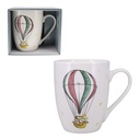 MUG ARRONDI 340 ML + BOITE OUVERTE LE PETIT PRINCE MONTGOLFIERE