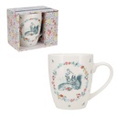 MUG ARRONDI 350 ML + BOITE OUVERTE JARDIN DES MERVEILLES