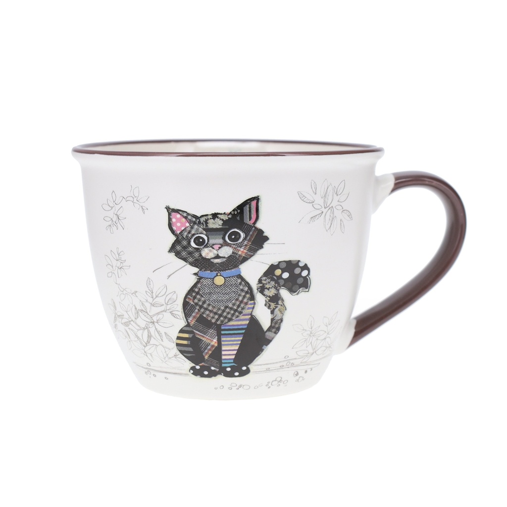 BOL TIMBALE A ANSE 550 ML KOOK CHAT NOIR