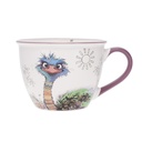 BOL TIMBALE A ANSE 550 ML KOOK AUTRUCHE
