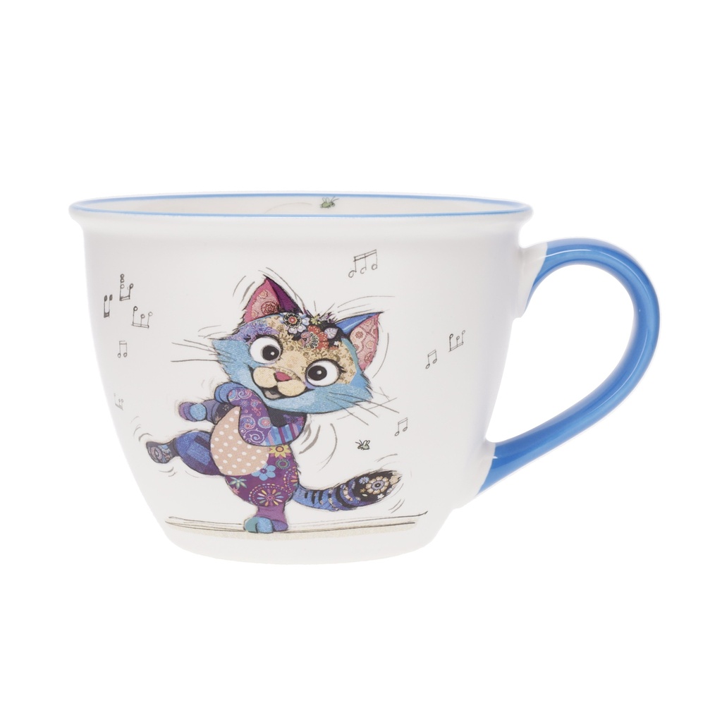 BOL TIMBALE A ANSE 550 ML KOOK CHATON DANSE