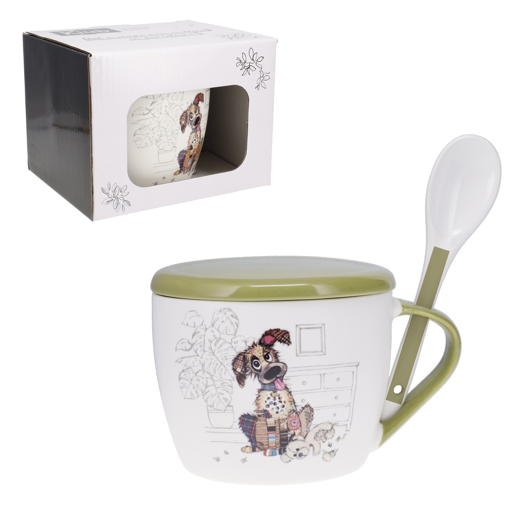 BOL A SOUPE 650 ML + BOITE KOOK CHIEN