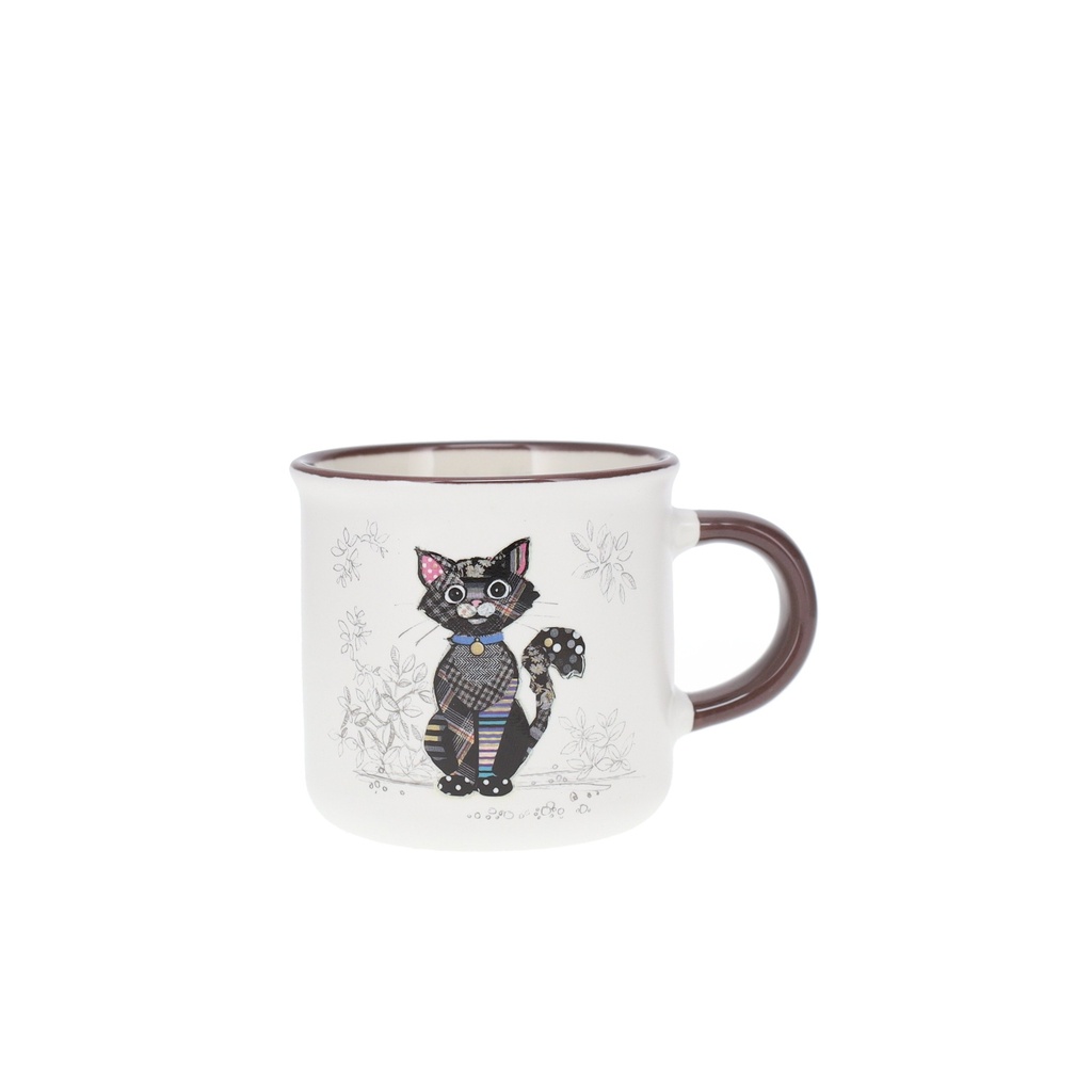 MUG TIMBALE EXPRESSO 125 ML KOOK CHAT NOIR