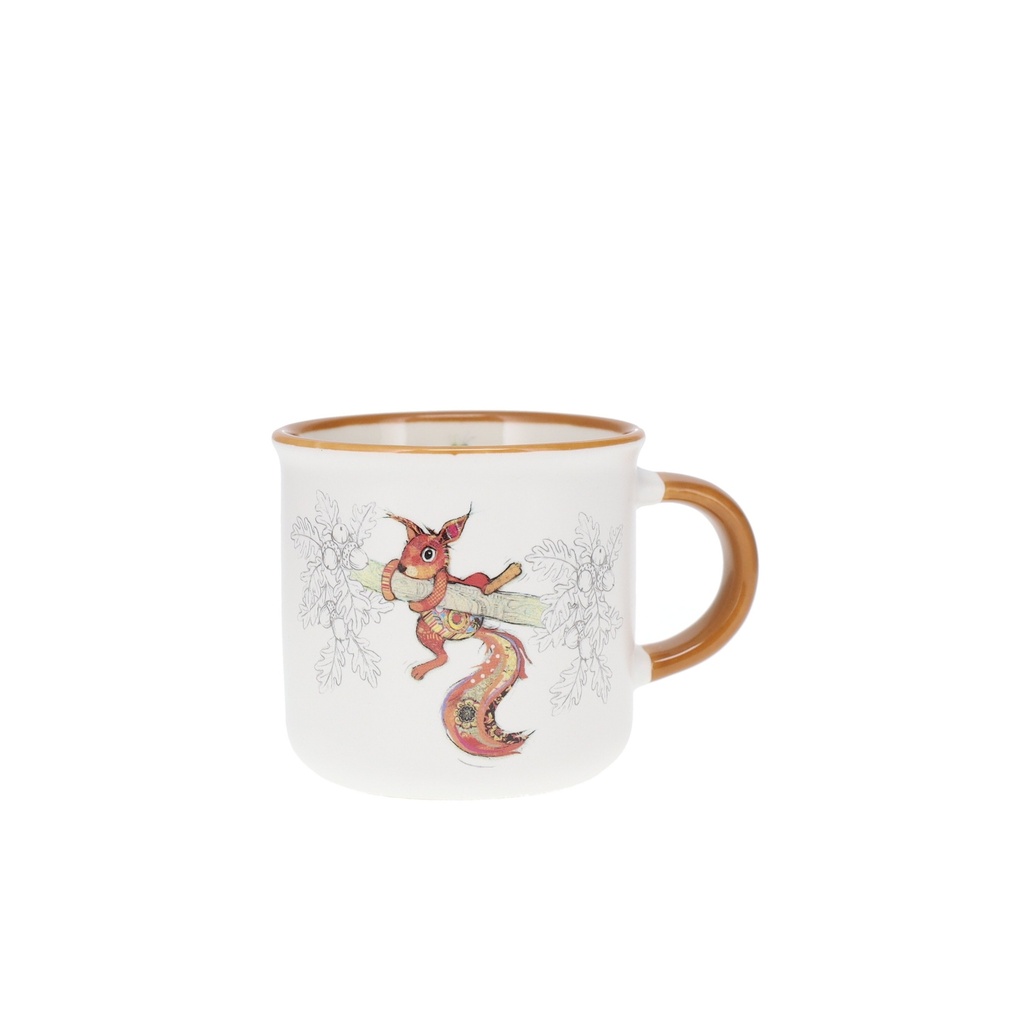 MUG TIMBALE EXPRESSO 125 ML KOOK ECUREUIL