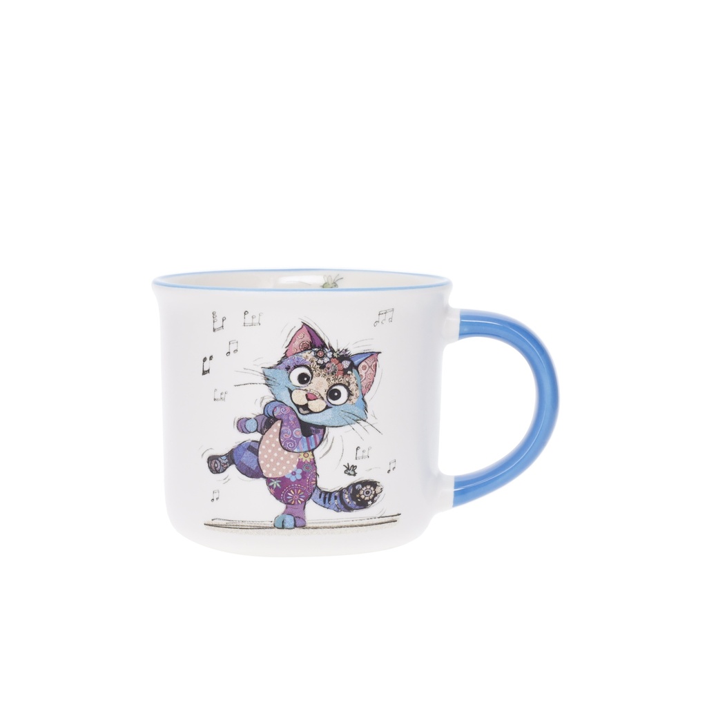 MUG TIMBALE EXPRESSO 125 ML KOOK CHATON DANSE