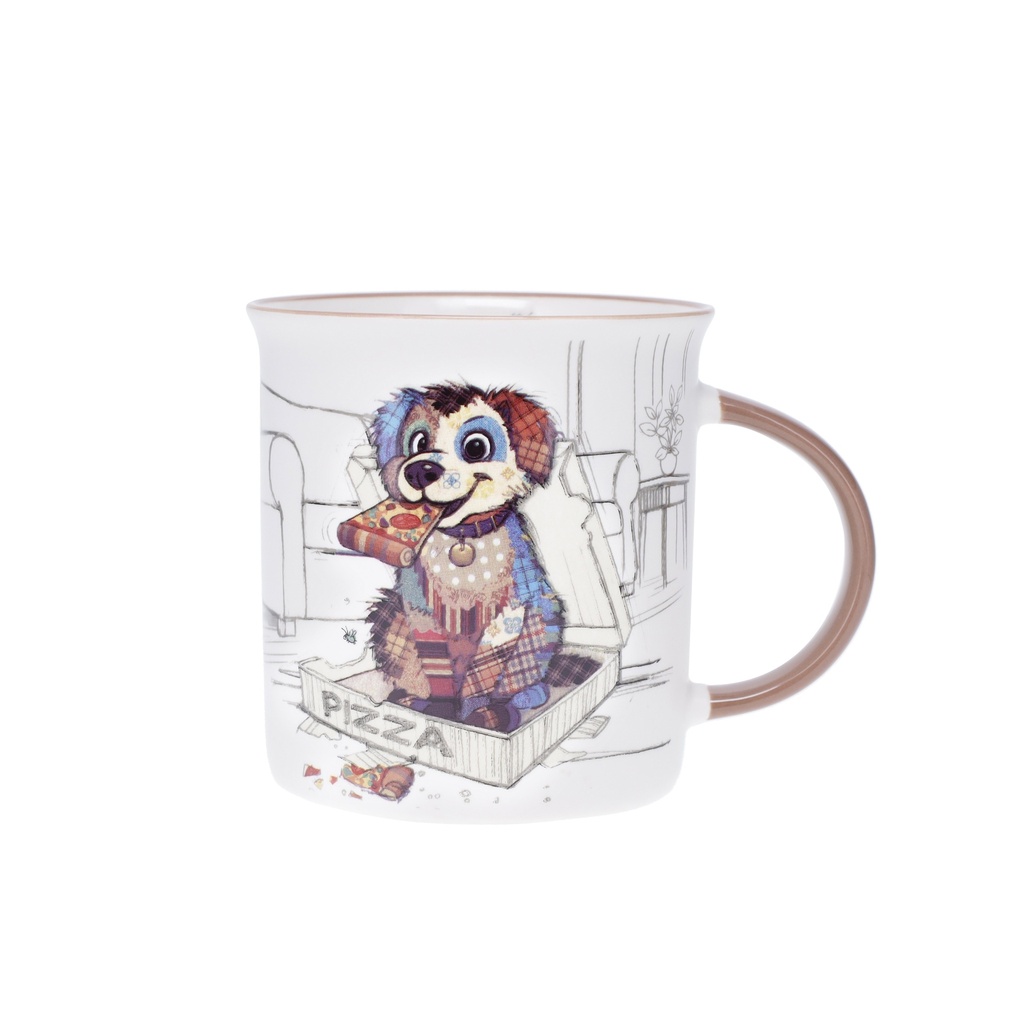 MUG TIMBALE DROIT M 320 ML KOOK CHIOT GOURMAND