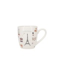 MUG ARRONDI EXPRESSO + BOITE PARIS JE T ADORE BONJOUR