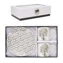 COFFRET DUO TASSES CAFE ET SOUCOUPES PORTFOLIO
