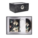 COFFRET MUG 280 ML ET SOUS TASSE JEWELS COLIBRIS