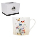MUG XL DROIT 425 ML PORCELAINE + BOITE CADEAU PORTFOLIO PAPILLONS