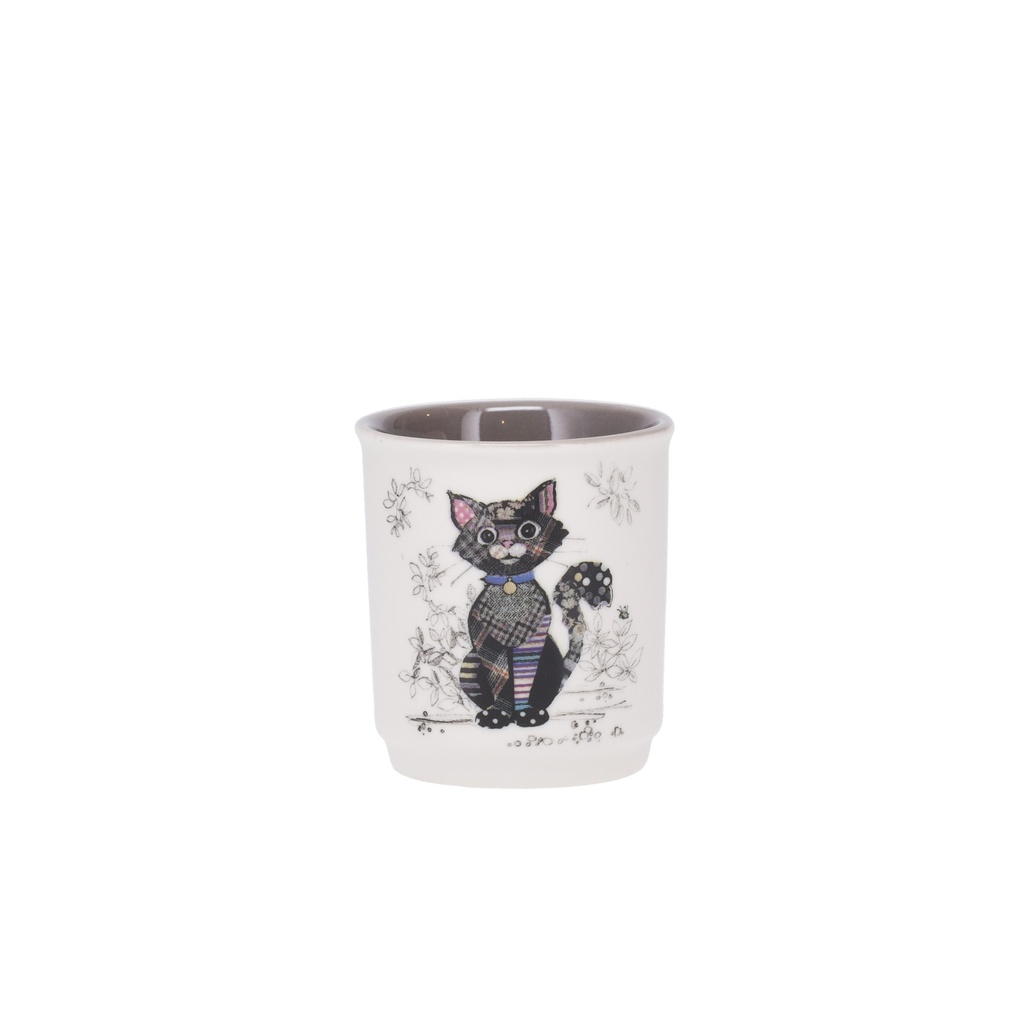 COQUETIER TIMBALE KOOK CHAT NOIR