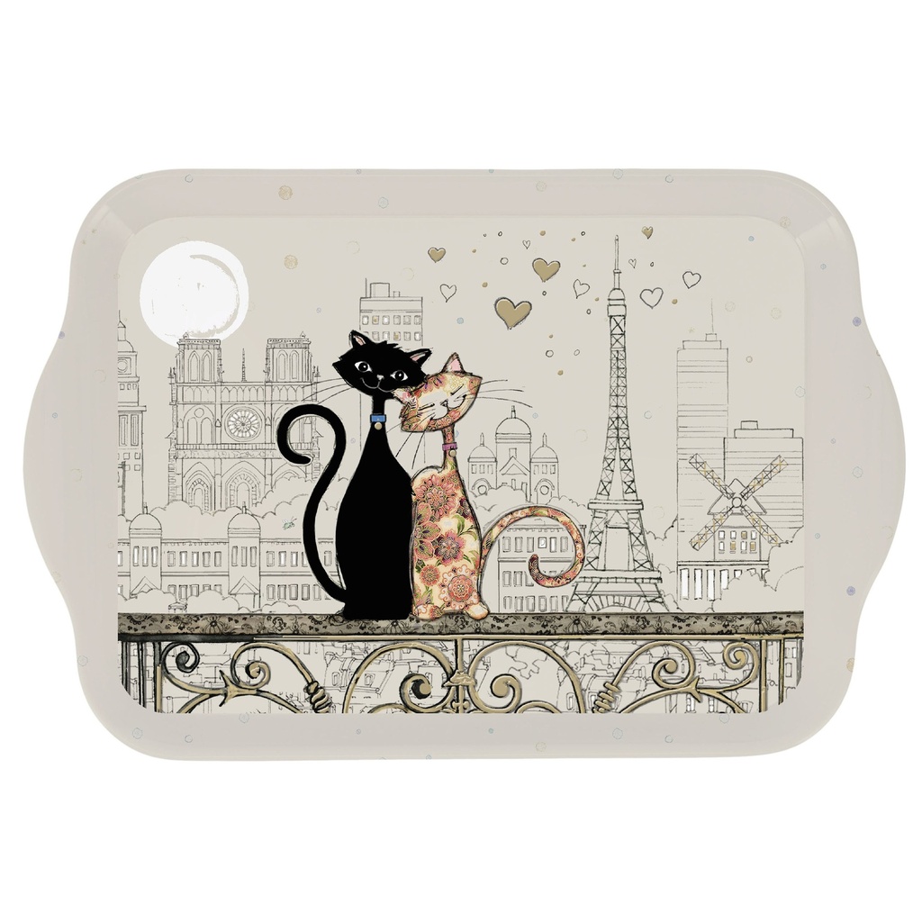 PLATEAU MELAMINE PM BUG ART PARIS AMOUREUX