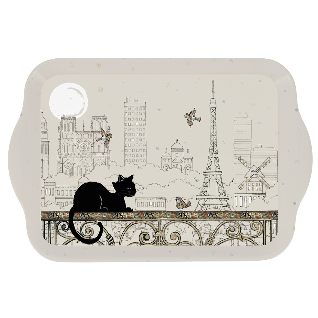PLATEAU MELAMINE PM ART PARIS OISEAUX