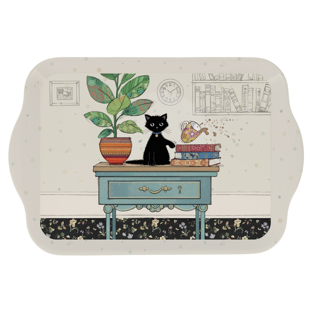 PLATEAU MELAMINE PM BUG ART CHATON BUREAU