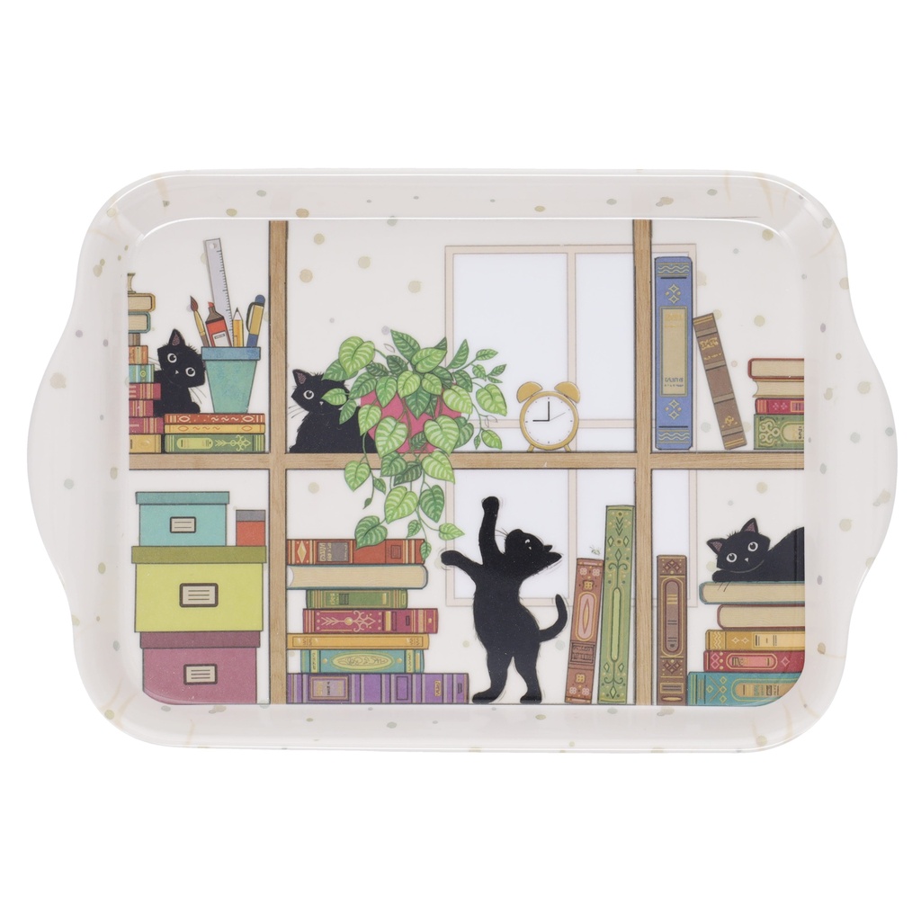 PLATEAU MELAMINE PM BUG ART CHATONS BIBLI