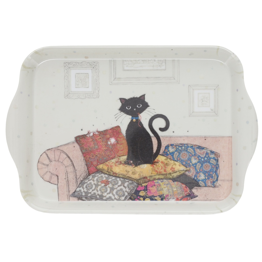 PLATEAU MELAMINE PM BUG ART CHAT ET COUSSINS