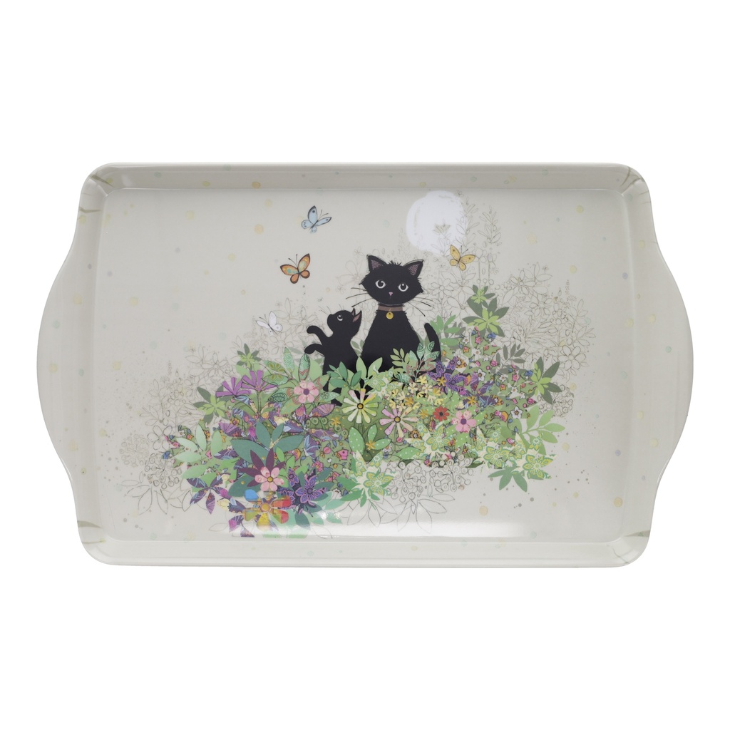 PLATEAU MELAMINE GM BUG ART CHATONS JARDIN
