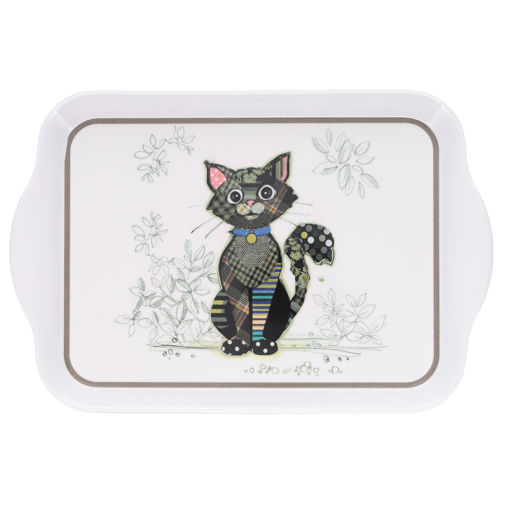 PLATEAU MELAMINE PM KOOK CHAT NOIR