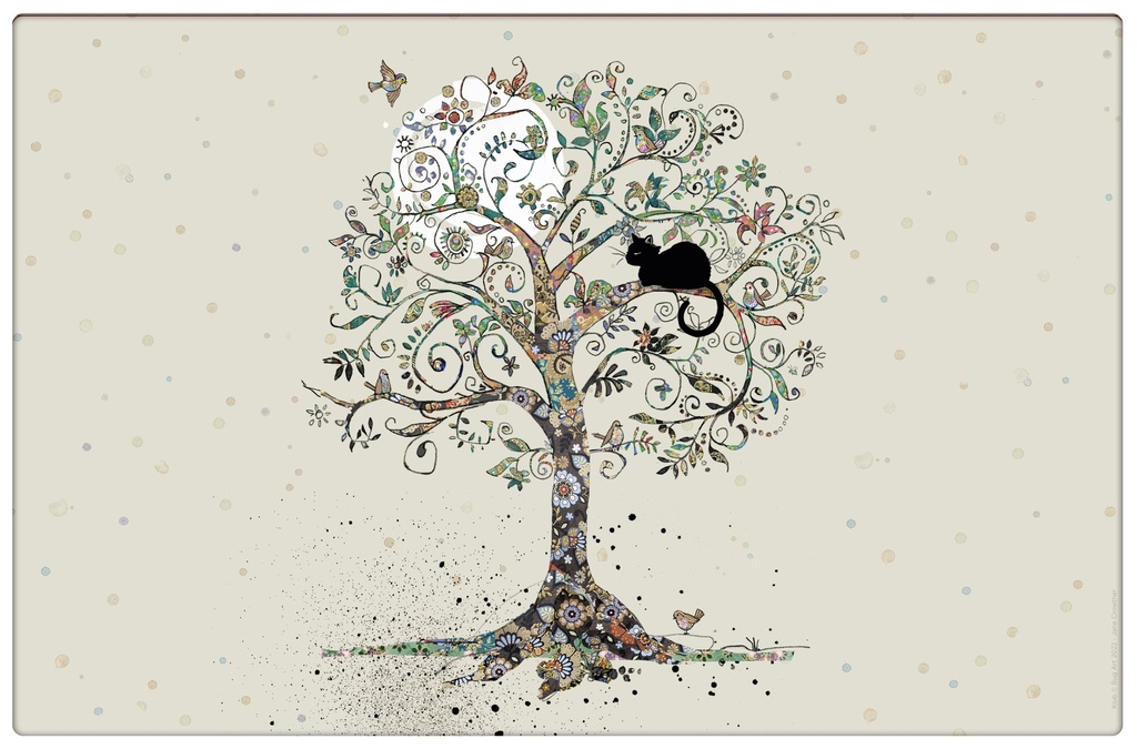SET DE TABLE BUG ART CHAT ARBRE