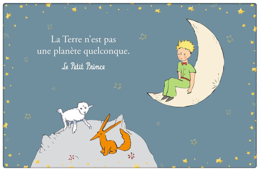 SET DE TABLE LE PETIT PRINCE ANIMAUX