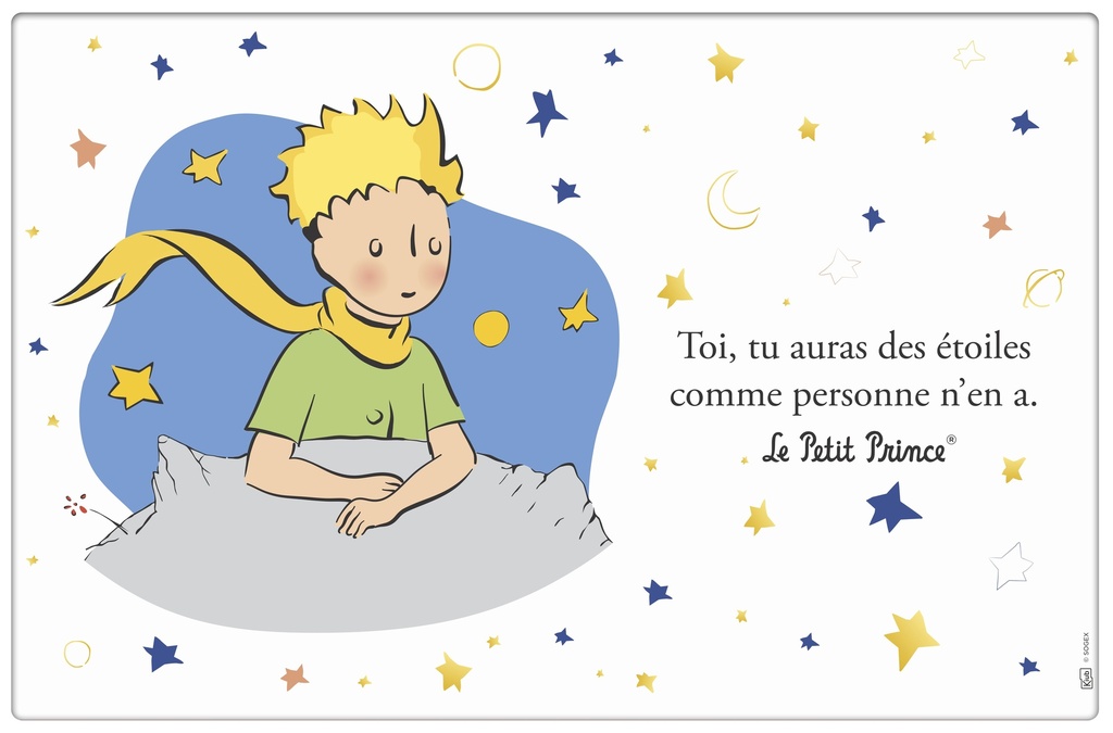 SET DE TABLE LE PETIT PRINCE BLANC