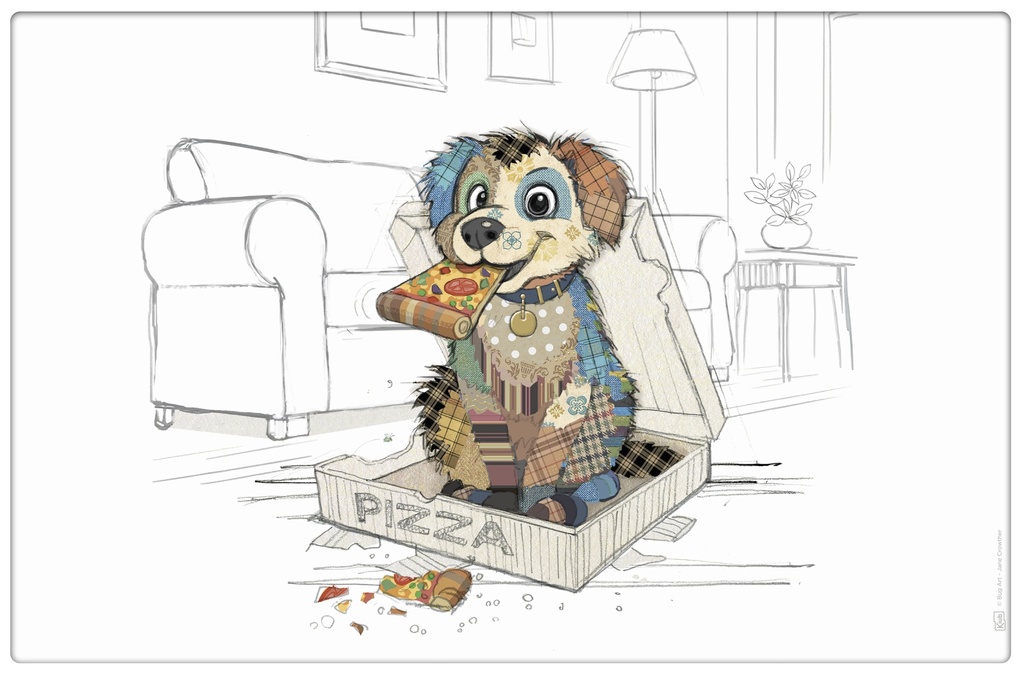 SET DE TABLE KOOK CHIOT GOURMAND