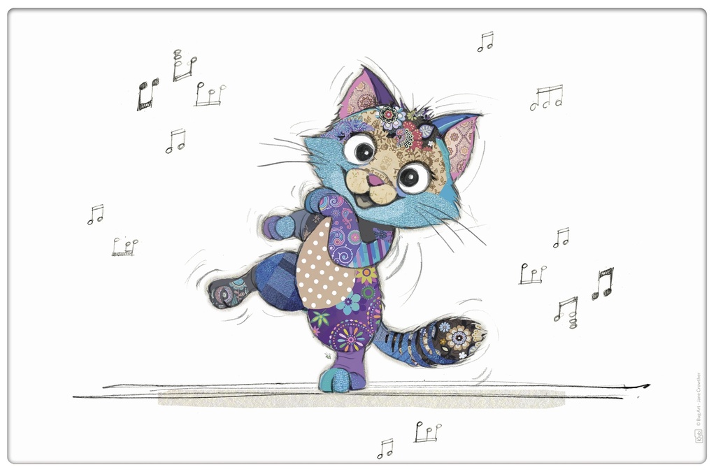 SET DE TABLE KOOK CHATON DANSE