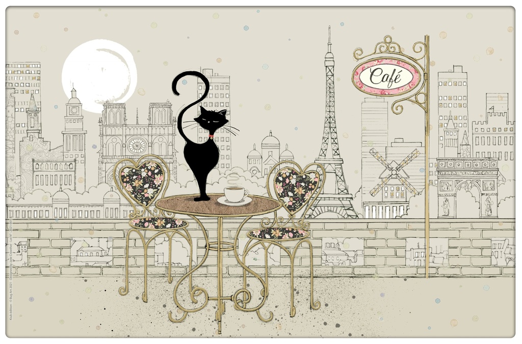 SET DE TABLE BUG ART PARIS TE CAFE