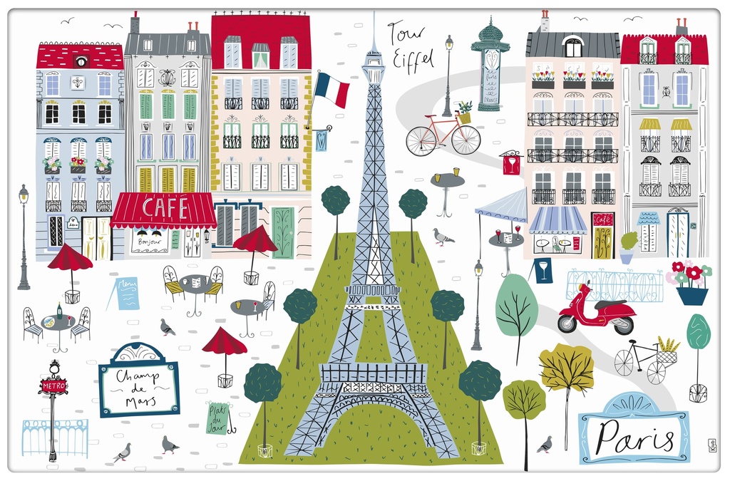 SET DE TABLE LE TOUT PARIS CHAMPS DE MARS