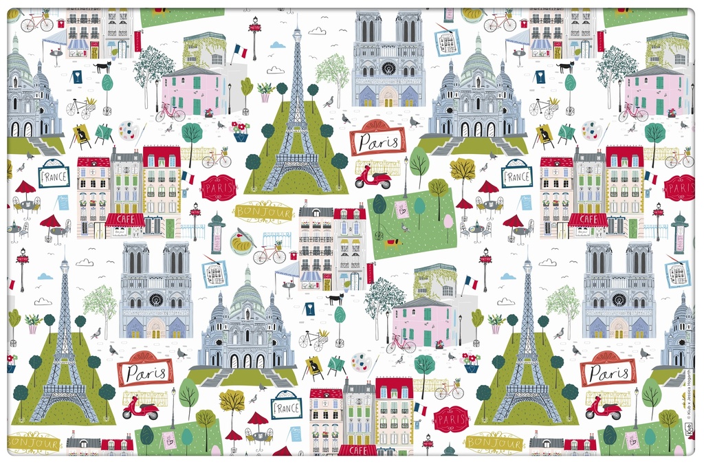 SET DE TABLE LE TOUT PARIS PATTERN