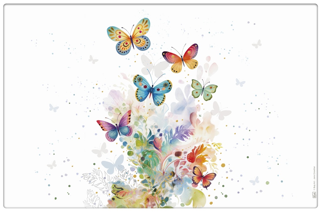 SET DE TABLE PORTFOLIO PAPILLONS