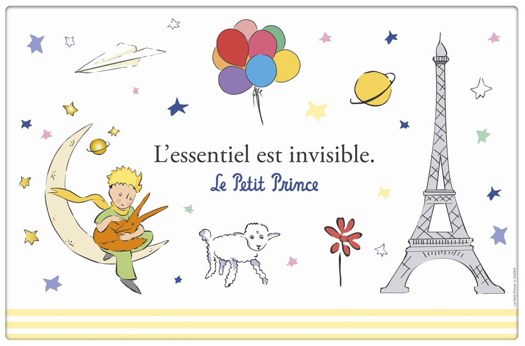 SET DE TABLE LPP A PARIS ENFANT JAUNE